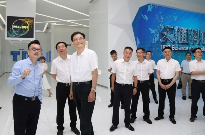 2020年6月16日時(shí)任浙江省委常委、統(tǒng)戰(zhàn)部部長(zhǎng)熊建平蒞臨天通
